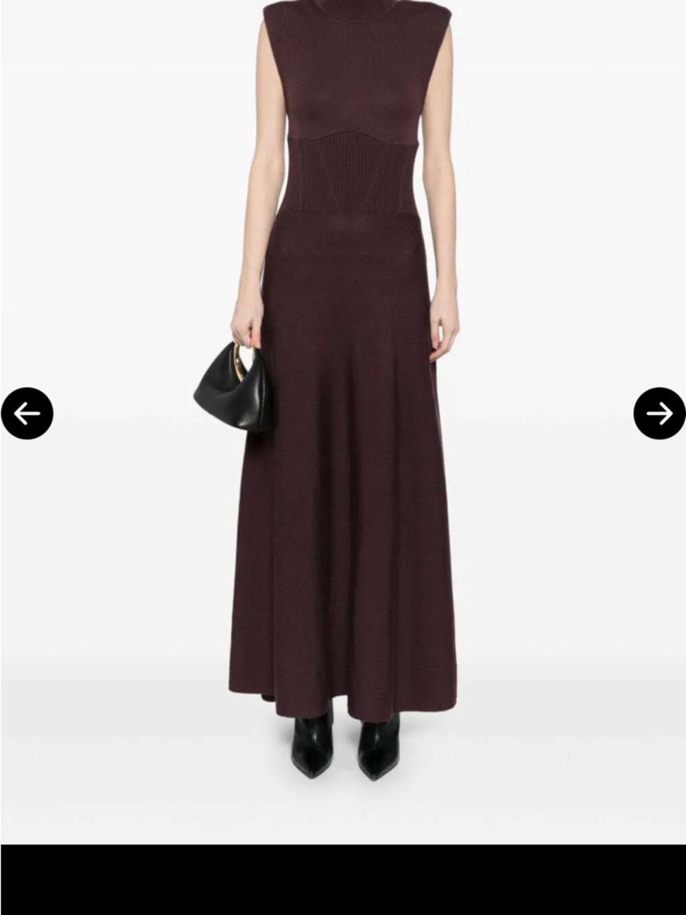 STAUD Lafayette Pink Sleeveless Turtleneck Maxi Dress - Picture 8 of 10